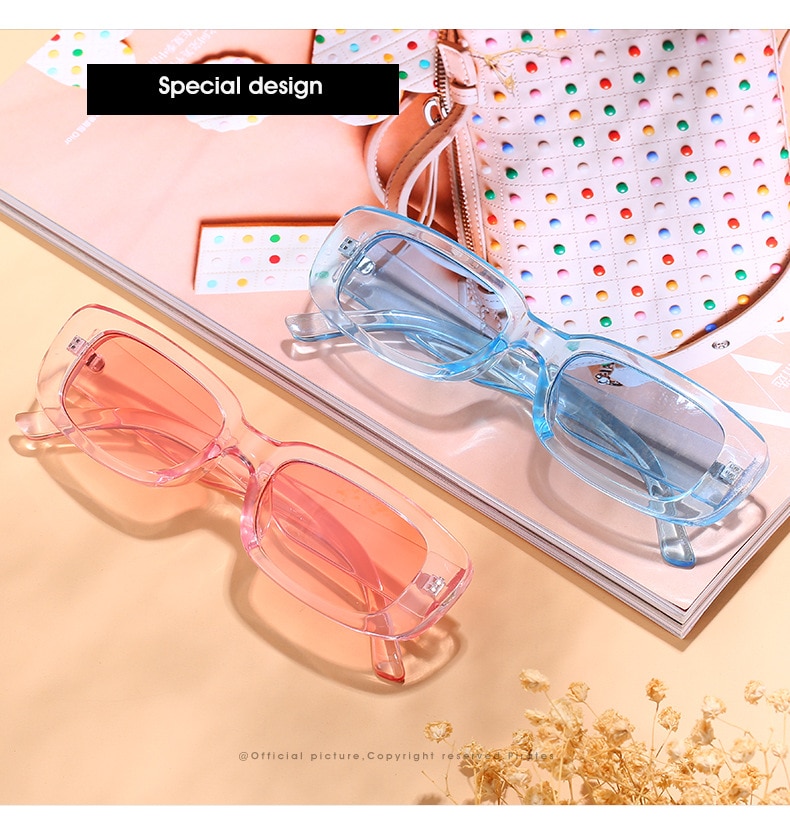 Women's Rectangle Shaped Sunglasses